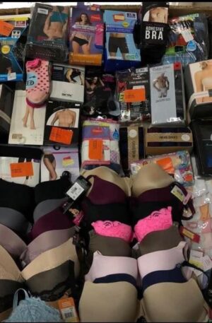 Wholesale Women Panties, Bras/Singlets & Socks Pallets; Premium Apparel