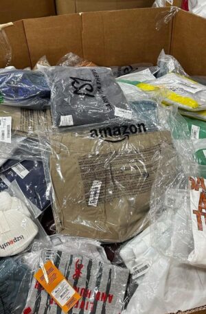 Amazon bulk clothing pallets