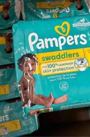 case of diapers pampers